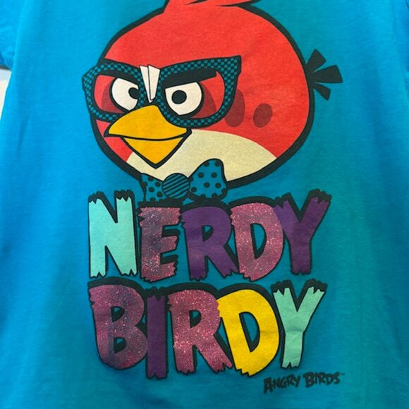 Angry Birds Nerdy Birdy T-Shirt sz XL - Picture 2 of 6